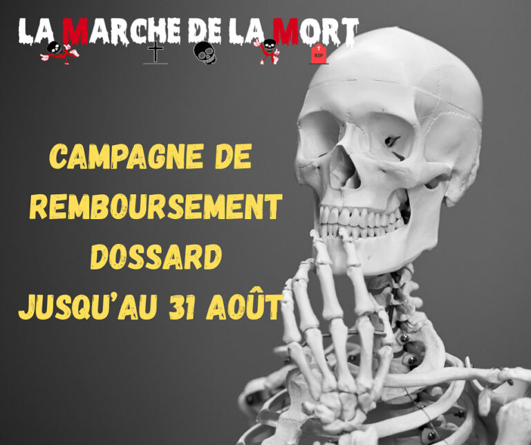 Campagne remboursement dossard jusqu’au 31 aout !